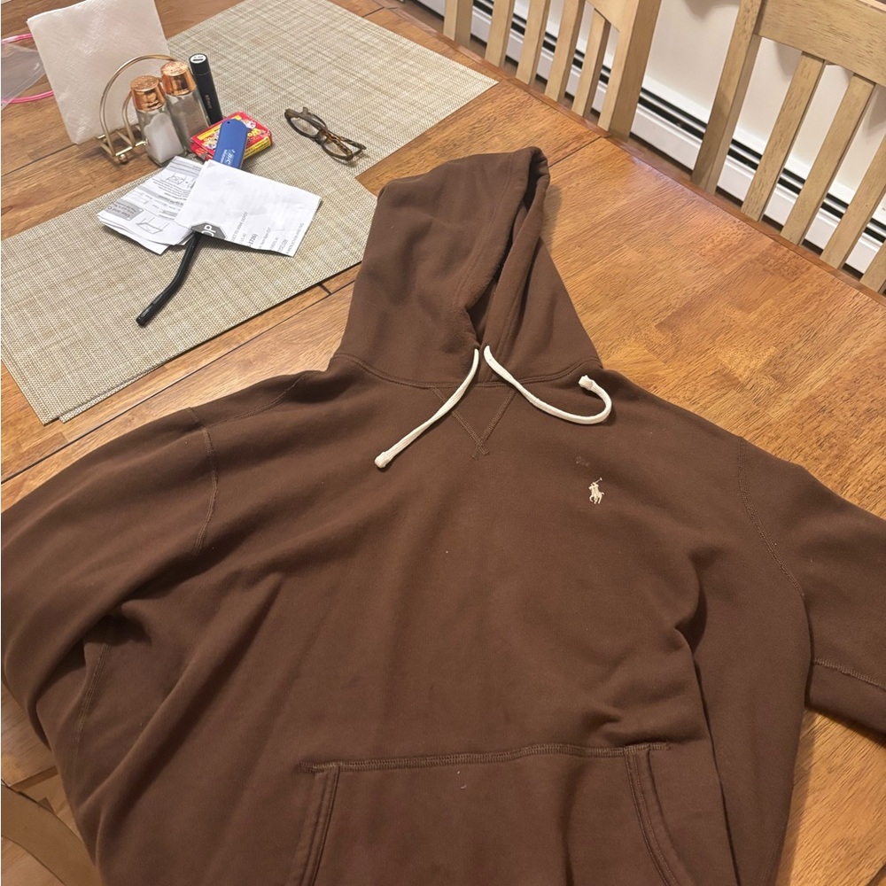 Ralph Lauren Brown Sweatshirt Classic Hoodie